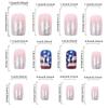 24-Piece 4th of July Square Press-On Nails view 4
