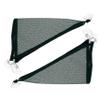 SEWOART 2-Piece Reptile Mesh Hammock, Green, Triangle view 1