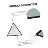 SEWOART 2-Piece Reptile Mesh Hammock, Green, Triangle view 2