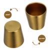 VERDANVERSE Men's Stainless Steel Shaving Bowl, 175 ml, Gold view 3