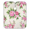 RPLIFE Hairdressing Cape with Pink Flowers and Green Background, Washable, One Size view 1