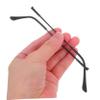 Eyeglass Temple Replacement Parts, 1 Pair, Alloy, Black view 4