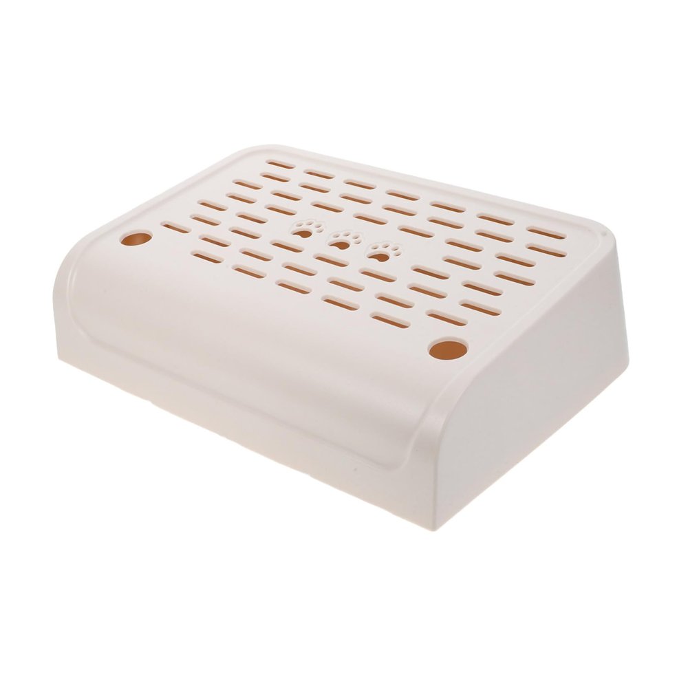 BESPORTBLE Elevated Cat Litter Box with Pedal, Easy Access, Litter-Catching Ramp, Portable and Easy to Clean
