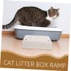 BESPORTBLE Elevated Cat Litter Box with Pedal, Easy Access, Litter-Catching Ramp, Portable and Easy to Clean view 3
