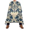 RPLIFE Blue Leaf Beige Barber Cape, Adjustable, 165 x 140 cm, One Size view 2