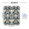 RPLIFE Blue Leaf Beige Barber Cape, Adjustable, 165 x 140 cm, One Size view 3