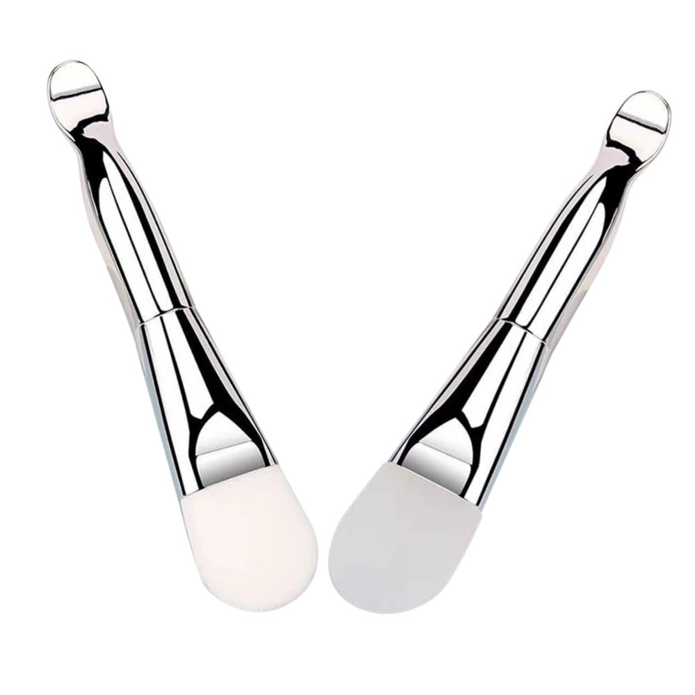 Healvian 2-Piece Facial Mask Brush Set with Soft Bristles