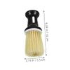 3-Piece Brown Barber Neck Duster Brush Set, ABS and Nylon view 2