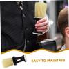 3-Piece Brown Barber Neck Duster Brush Set, ABS and Nylon view 3