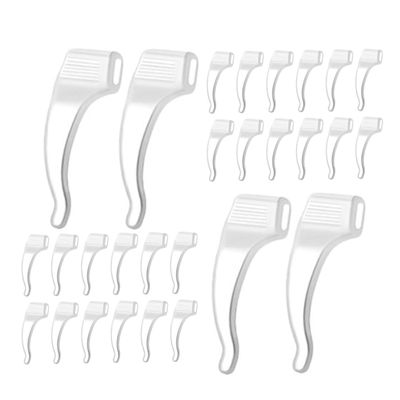 VALICLUD Non-Slip Silicone Ear Hooks for Glasses, 20 Pairs
