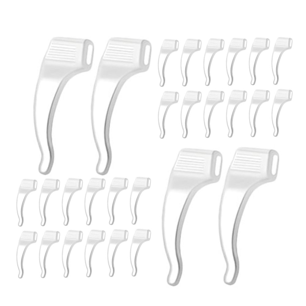VALICLUD Non-Slip Silicone Ear Hooks for Glasses, 20 Pairs