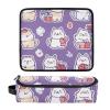 Foiosoh Hot Hair Tools Travel Bag with Heat-Resistant Pad, Purple view 3