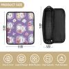 Foiosoh Hot Hair Tools Travel Bag with Heat-Resistant Pad, Purple view 4