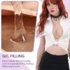 Funxzior Realistic Silicone Breast Forms with Turtleneck, E Cup, Light Skin view 3