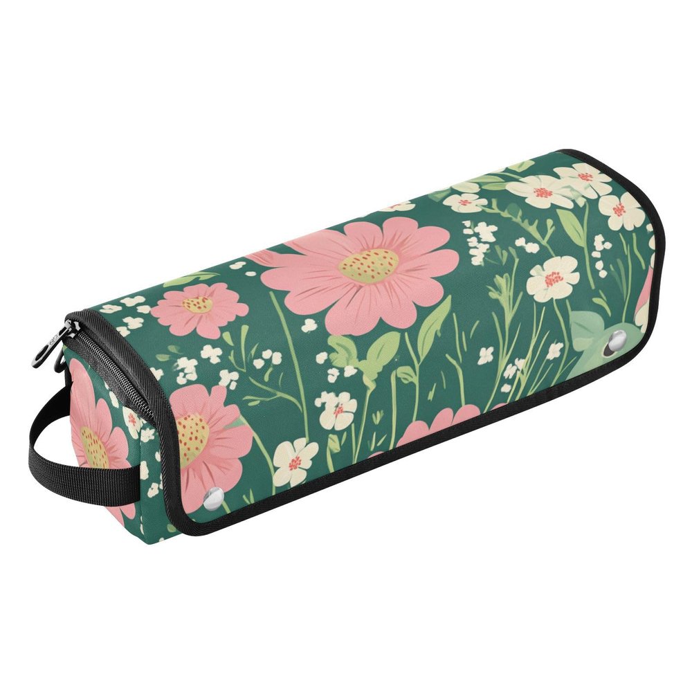 Foiosoh Hair Tools Travel Bag with Heat Mat, Green Rabbit Easter Design