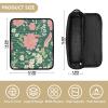 Foiosoh Hair Tools Travel Bag with Heat Mat, Green Rabbit Easter Design view 4
