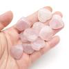 LSYHHXC River Pebbles, 10-Piece Set, Heart-Shaped Crystals, Mini Quartz Gemstones, 2 cm, Home Decor (Unakite) view 2