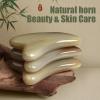 Facial Gua Sha Beauty Tool Set, Ox Horn Scraping Board and Massage Sticks, Eye and Jawline Care, Face Spa (5 mm Set) view 2