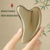 Facial Gua Sha Beauty Tool Set, Ox Horn Scraping Board and Massage Sticks, Eye and Jawline Care, Face Spa (5 mm Set) view 4