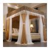SGFBDZLK Bed Canopy, Double-Layer Mosquito Net with 4-Pole Support, 2 m High Dustproof Bed Curtain, Style 6, 200 x 220 x 200 cm view 1