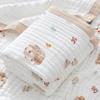 Hivia Muslin Blanket, 110 x 110 cm, 100% Cotton, Eggshell Has view 1