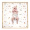 Hivia Muslin Blanket, 110 x 110 cm, 100% Cotton, Eggshell Has view 4