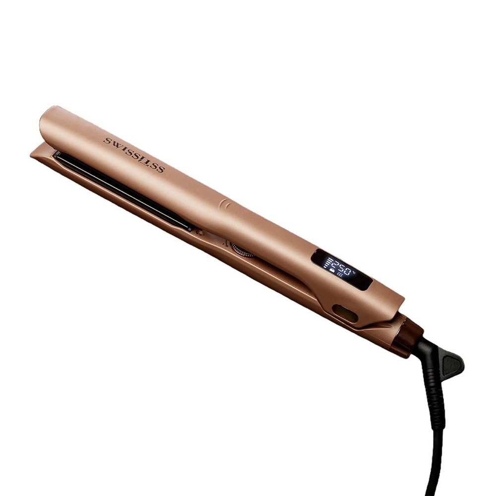 SWISSLISS Sublime Edition 2.0 Hair Straightener/Curling Iron, 80–250°C, Nano-Titanium Plates, 75 W
