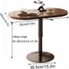 SXRLOZ Lift-Top Coffee Table for Living Room, Small Wooden Sofa Slide-Under Table, Modern TV Tray and Side Table, Brown view 2
