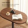 SXRLOZ Lift-Top Coffee Table for Living Room, Small Wooden Sofa Slide-Under Table, Modern TV Tray and Side Table, Brown view 4