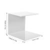 Healeved White Tray for Eyelash Extensions, Elegant, Plastic view 2