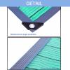 Green Shade Net with Flat Pins and Eyelets, HDPE UV-Resistant Shade Cloth, 2 x 7 m (6.58 x 22.9 ft) view 4