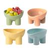 Cat Bowls for Indoor Cats, Elevated Non-Slip Angled Bowl - Fruit view 1