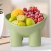 Cat Bowls for Indoor Cats, Elevated Non-Slip Angled Bowl - Fruit view 4