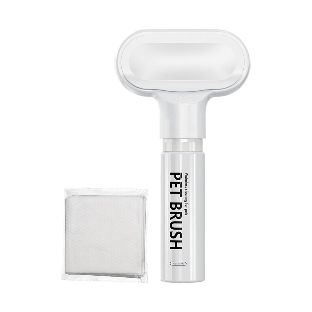 Dog Shampoo Brush with Soap Dispenser