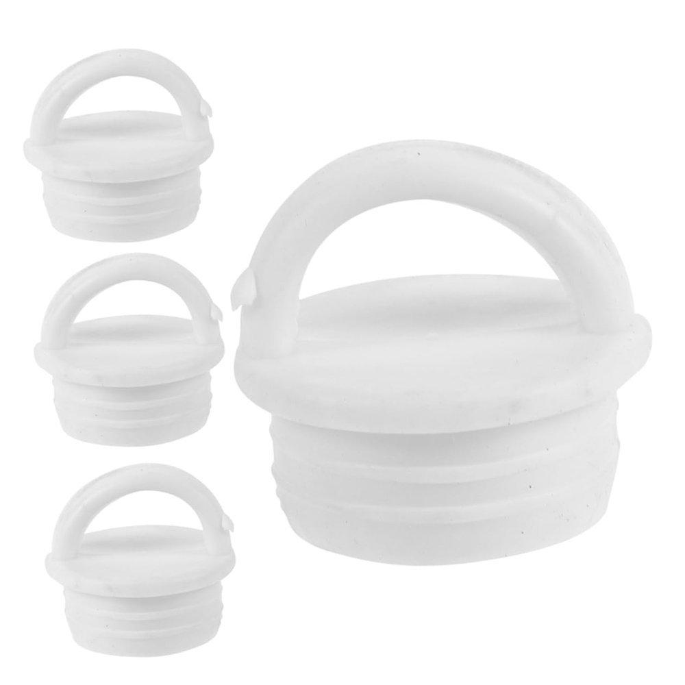 PACKOVE 4-Piece Rubber Drain Plugs for Mop Buckets