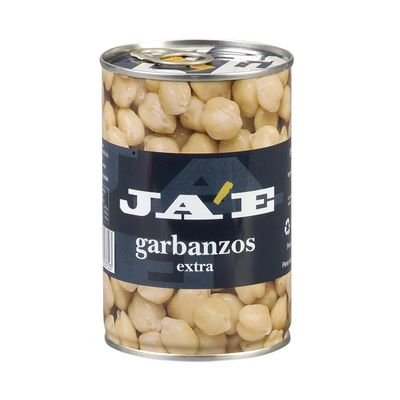 JAE Cooked Chickpeas, 250 g Cans, Pack of 4
