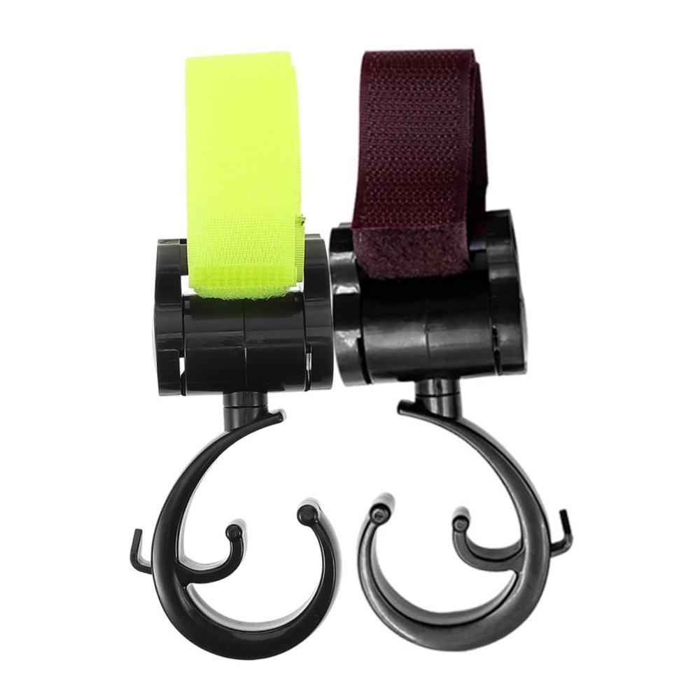 2-Piece Detachable Stroller Hooks for Bags and Shopping