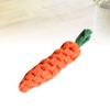 SEWOART Cotton Rope Puppy Chew Toys with Carrot Design, 3-Pack view 2