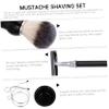 minkissy 4-Piece Men's Shaving Set with Bowl, Brush, and Stand view 4