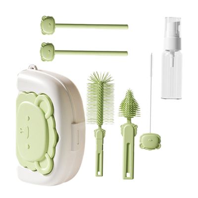 ERINGOGO Silicone Baby Bottle Cleaning Brush Set