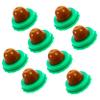 EXAOMBLE Catnip Snacks for Cats, Lollipops, 8 Pieces, Green, Pudding view 1