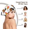 Dachshund Hot Dog and Fries Funny Food Satin Sleep Cap for Adults view 3