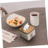 Holibanna Car-Mounted Bamboo Tissue Dispenser, Portable Napkin Holder with Easy-Dispensing Design for Office and Home view 3