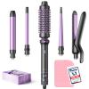 BESTOPE PRO 5-in-1 Curling Iron Set with Straightener, Thermal Brush, 3 Ceramic Curling Irons, 13 Temperatures, Heat-Resistant Mat and Glove view 1