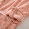 TOVCHEI Post-Shoulder Surgery Patient Pajamas, Tear-Away Pants, Soft Fleece, Pink Pants, L view 3