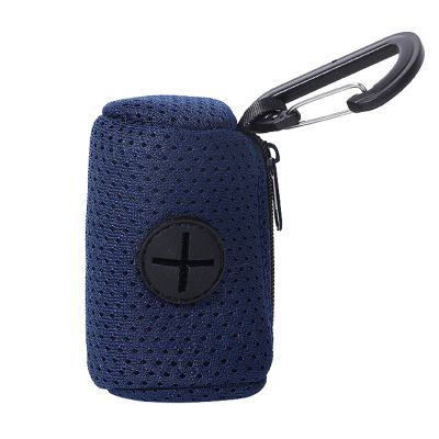 Xinhuju Dog Waste Bag Dispenser | Mesh Fabric Leash Pouch with Zipper