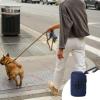 Xinhuju Dog Waste Bag Dispenser | Mesh Fabric Leash Pouch with Zipper view 3
