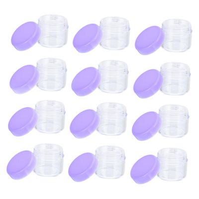 VALICLUD Plastic Cream Containers, 20 g, 20-Pack, Small Storage Boxes with Lids for Daily Care and Liquids