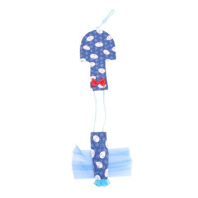Blue Waterproof Parrot Flight Suit with Bow