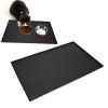 Silicone Pet Feeding Mat, Non-Slip for Dogs and Cats, 48 x 30 cm, Black view 3